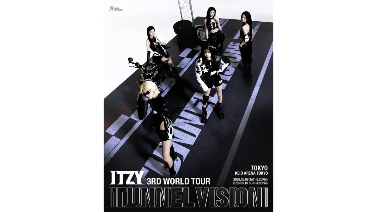 ITZY 3RD WORLD TOUR ＜TUNNEL VISION＞in JAPAN｜5月10日（日）京王アリーナTOKYO公演をU-NEXTで独占生配信！